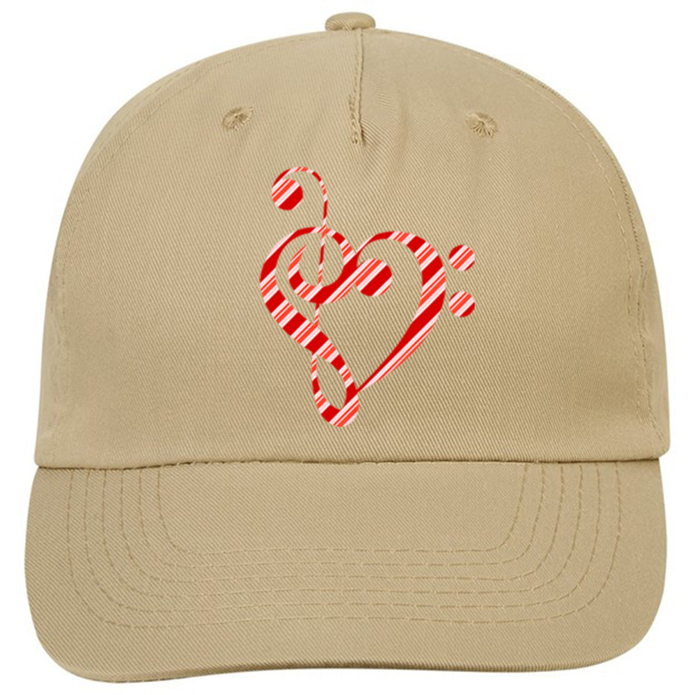 Candy Cane Clef Classic Ball Cap