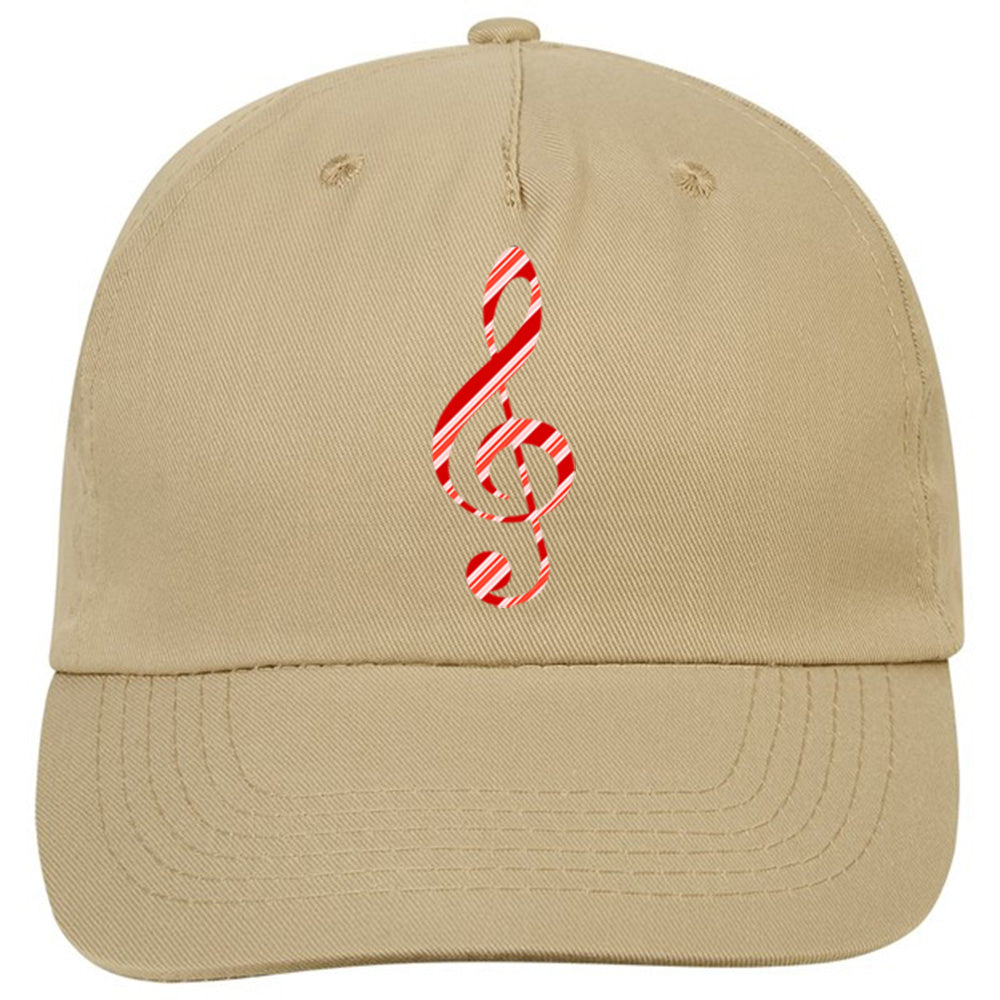 Candy Cane Clef Classic Ball Cap
