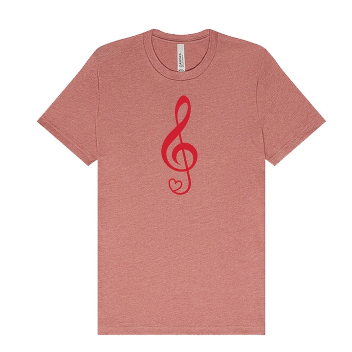 Love Notes Clef- Treble Clef T-Shirt