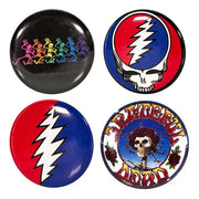 Grateful Dead Buttons, Set of 4