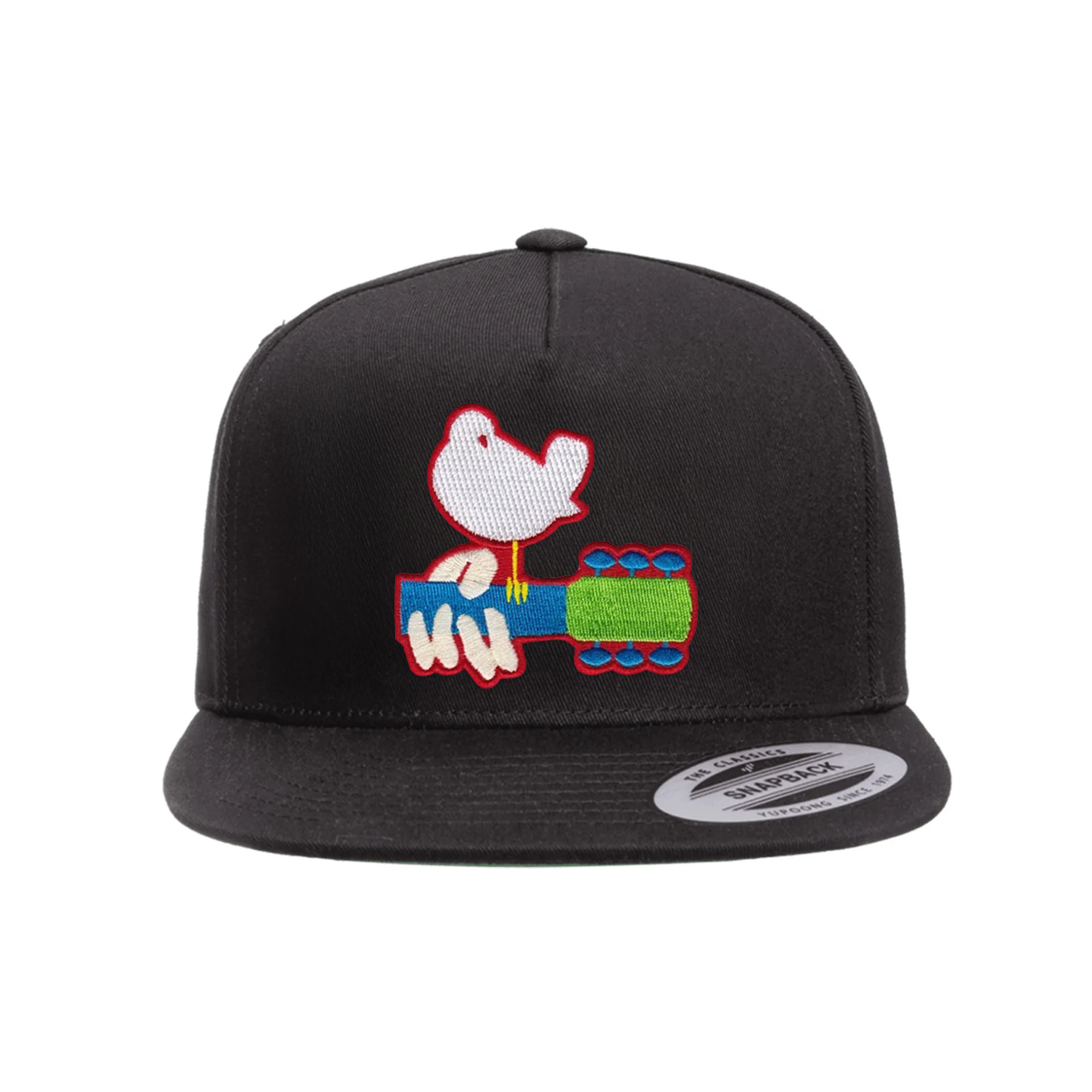 Woodstock Logo Patch Snapback Cap