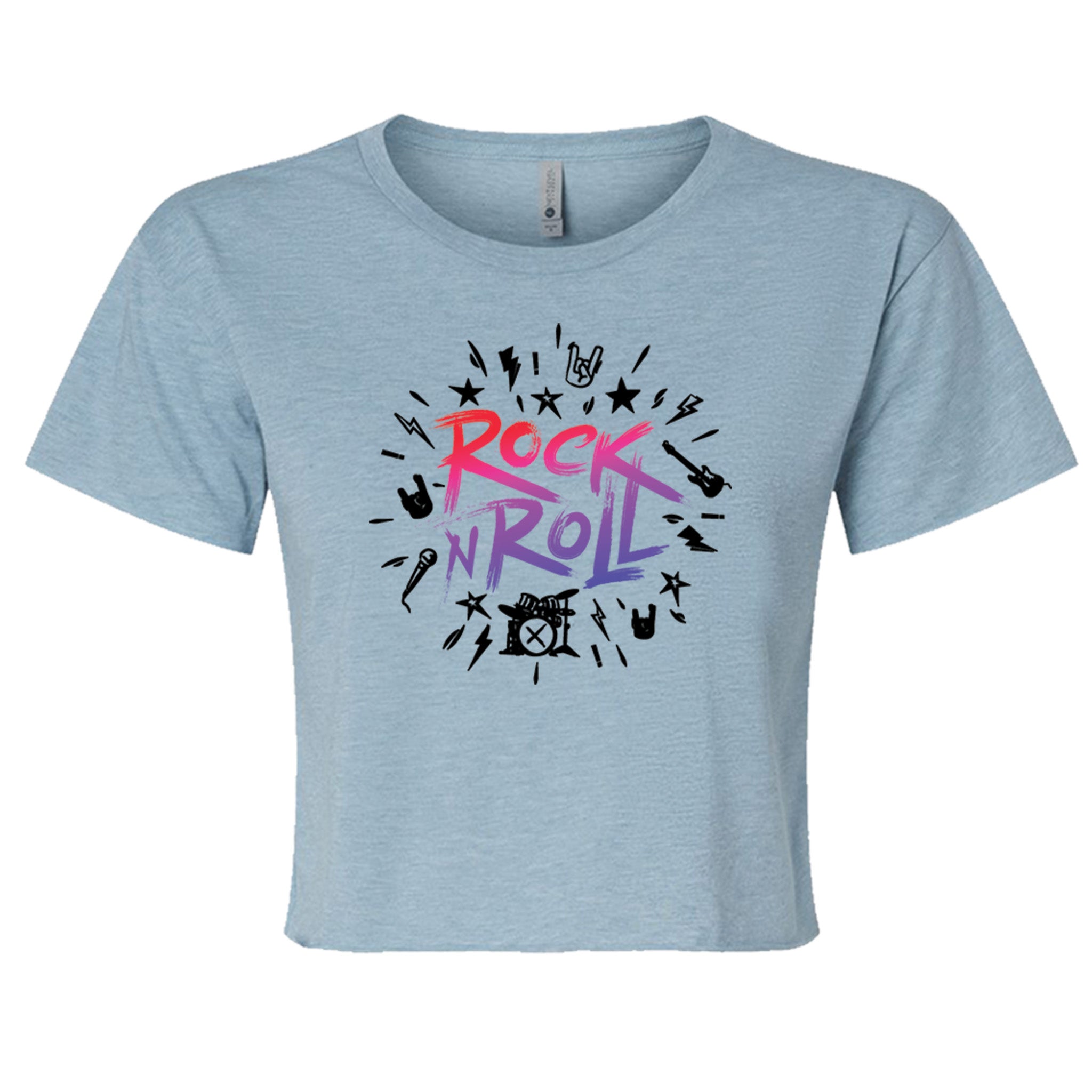 Rock N Roll Crop Top