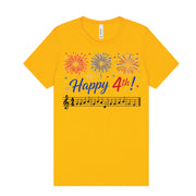 Happy 4th Musical Fireworks T-Shirt