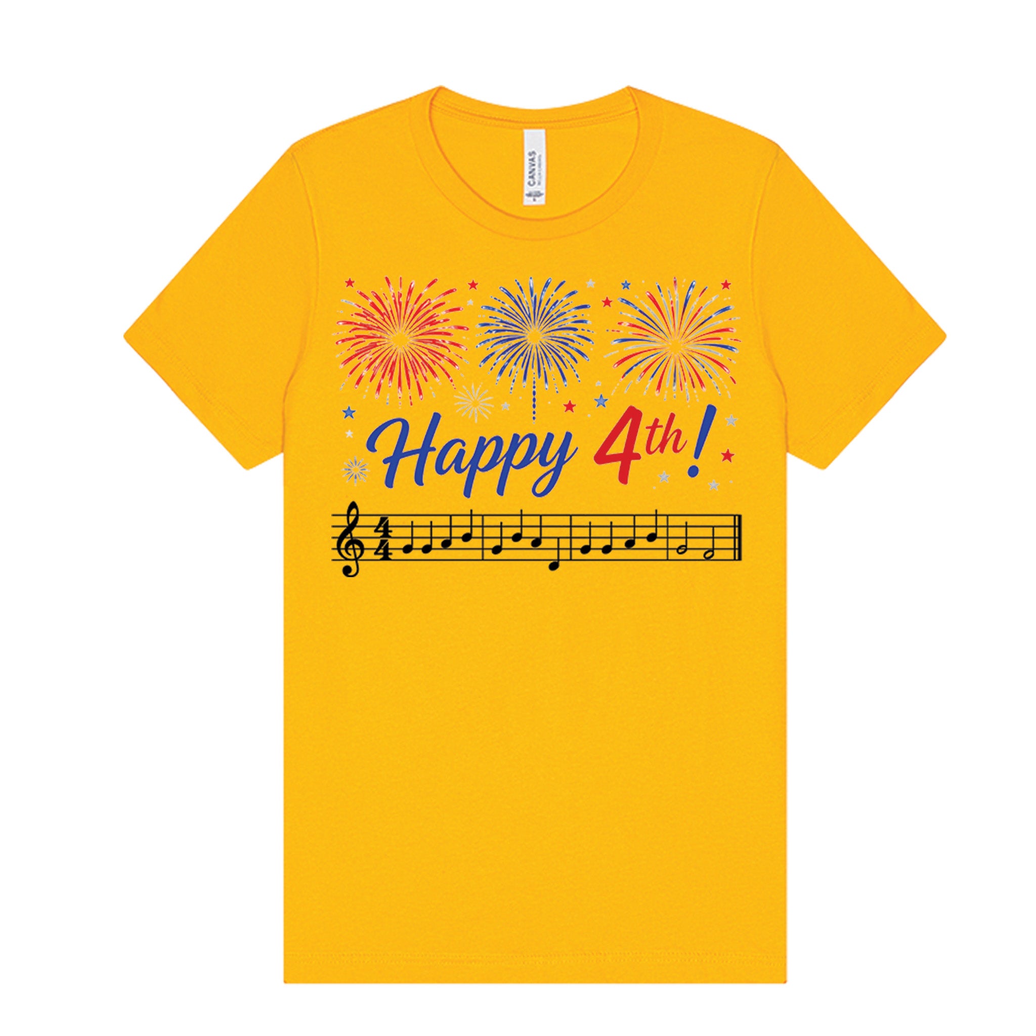 Happy 4th Musical Fireworks T-Shirt