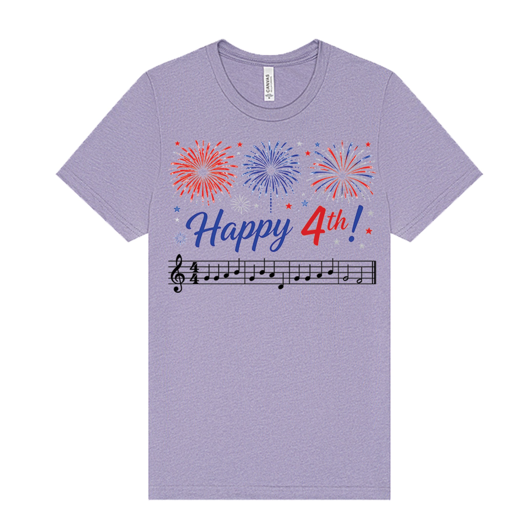 Happy 4th Musical Fireworks T-Shirt