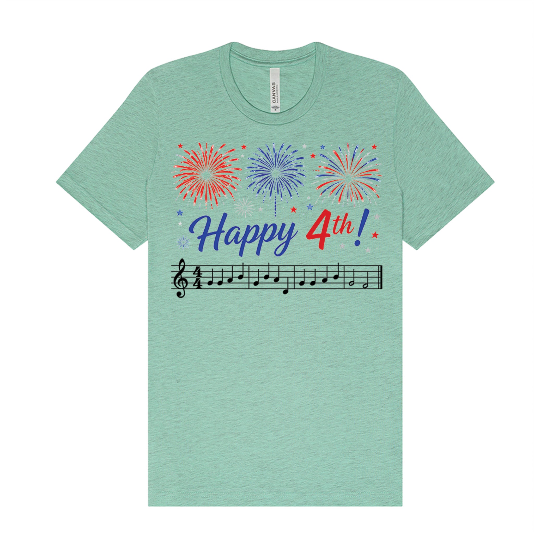 Happy 4th Musical Fireworks T-Shirt