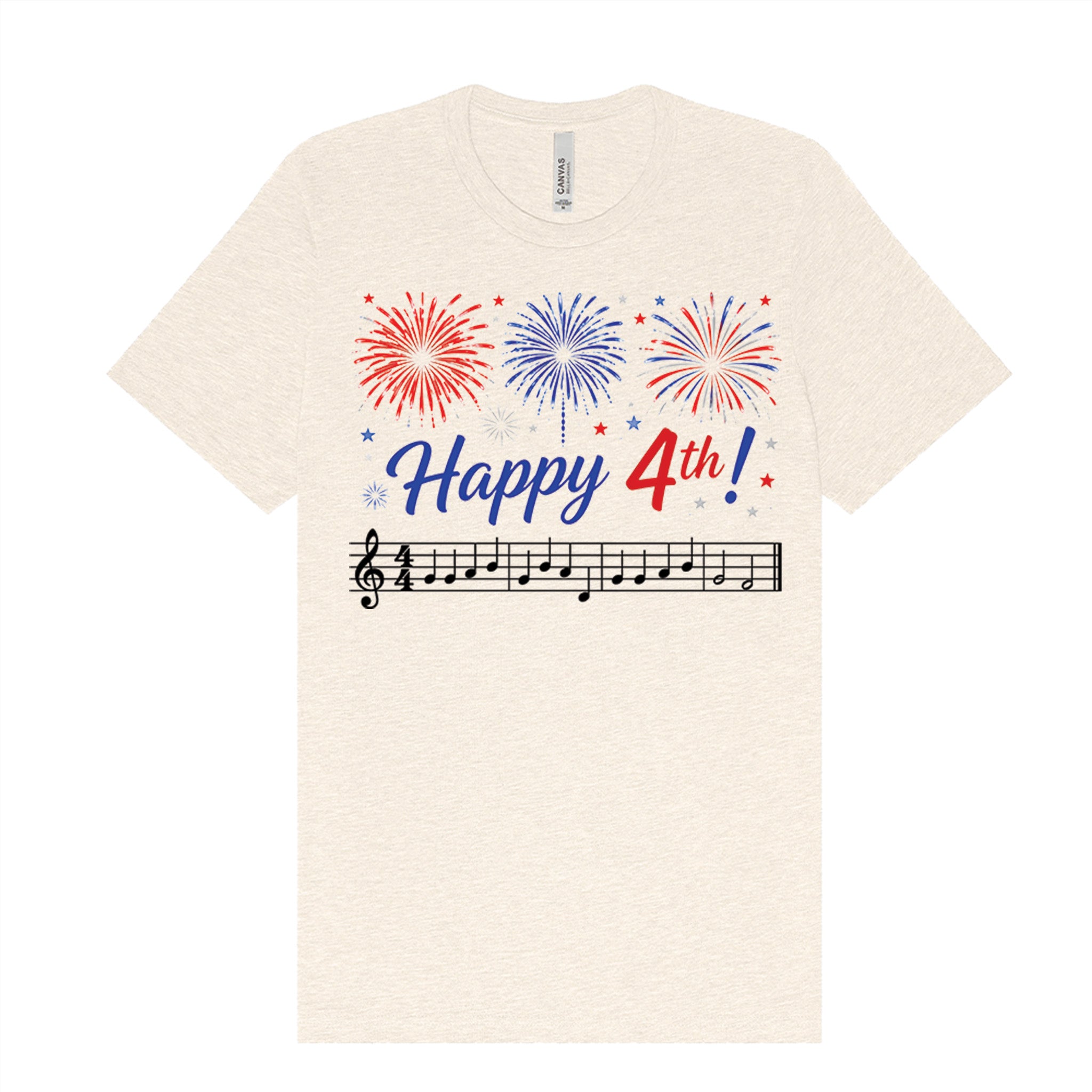 Happy 4th Musical Fireworks T-Shirt