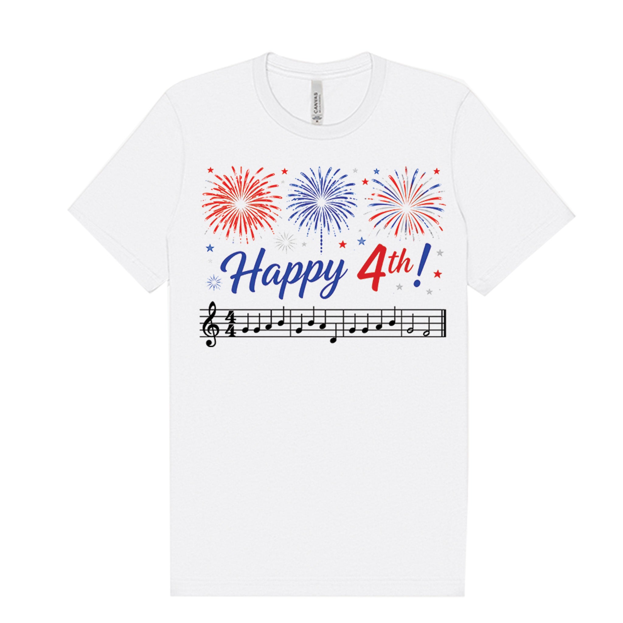 Happy 4th Musical Fireworks T-Shirt