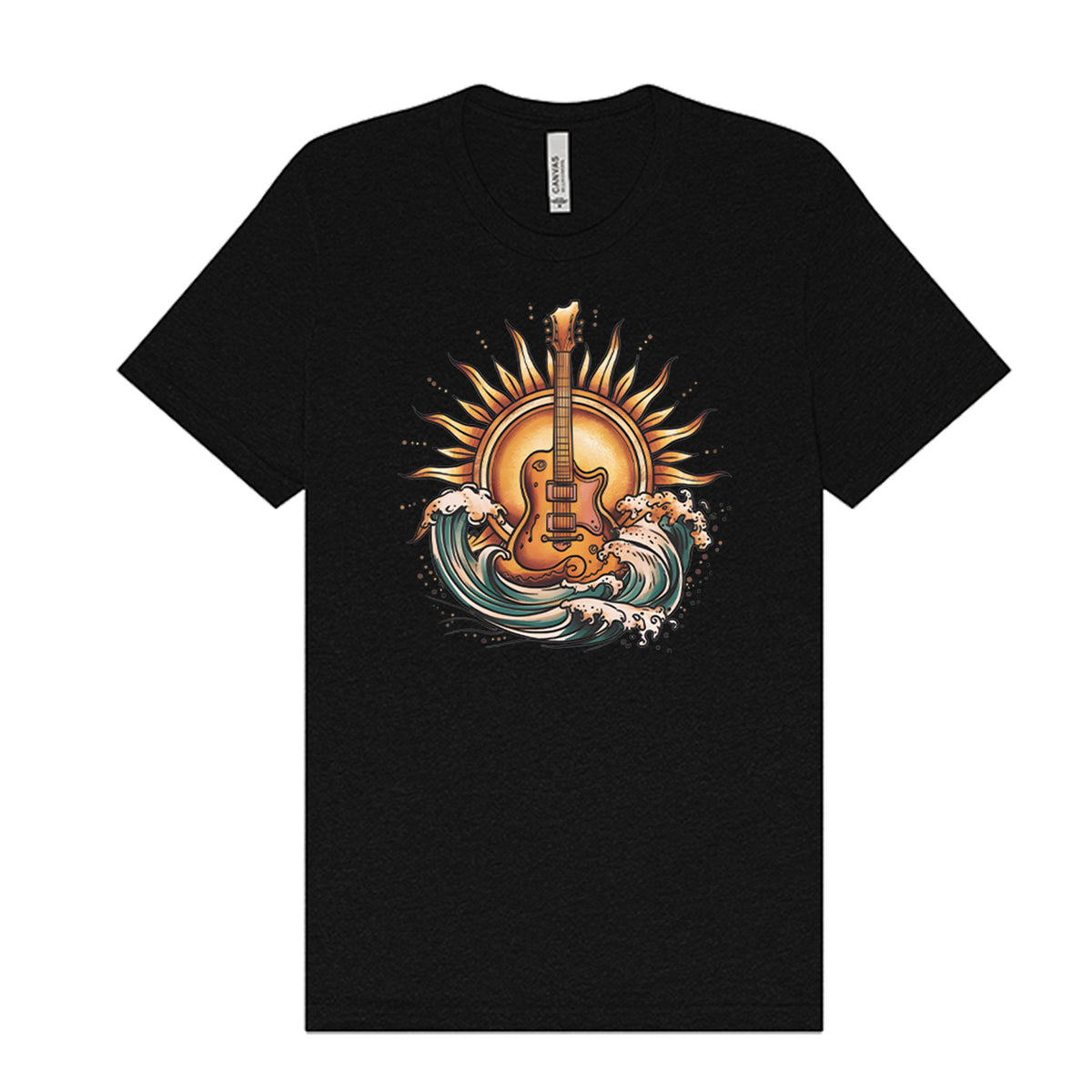 Sea and Sun Guitar T-Shirt