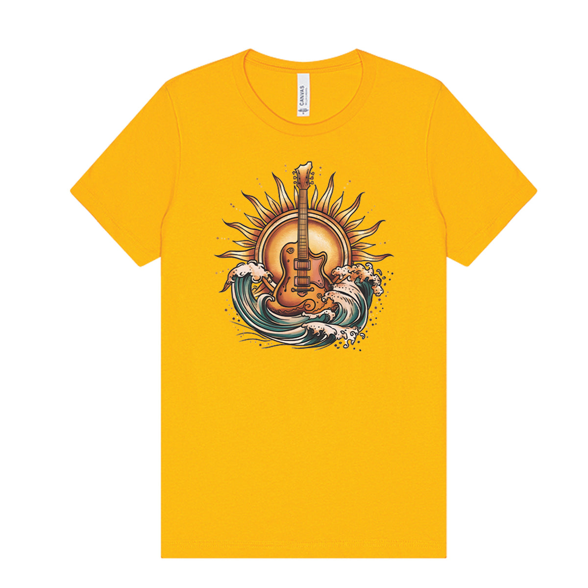 Sea and Sun Guitar T-Shirt