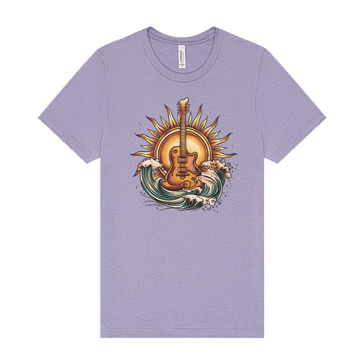 Sea and Sun Guitar T-Shirt