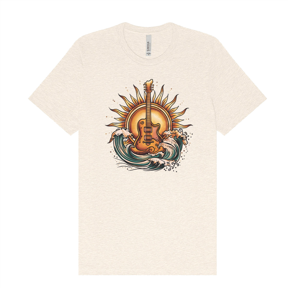 Sea and Sun Guitar T-Shirt