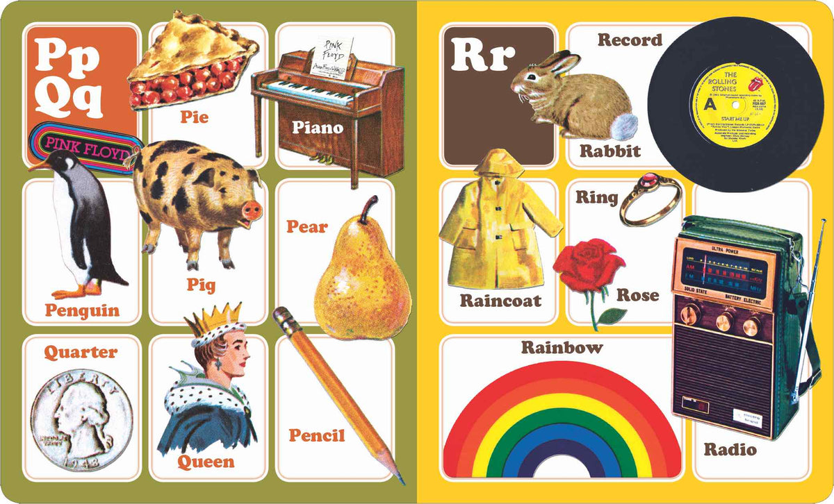 Apples To Zeppelin: A Rockin' Abc! - Children's Board Book