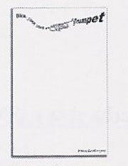 Blow Your Trumpet note pad