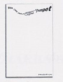 Blow Your Trumpet note pad