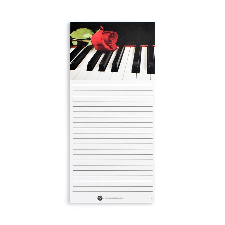 Piano and Rose Shopping Pad