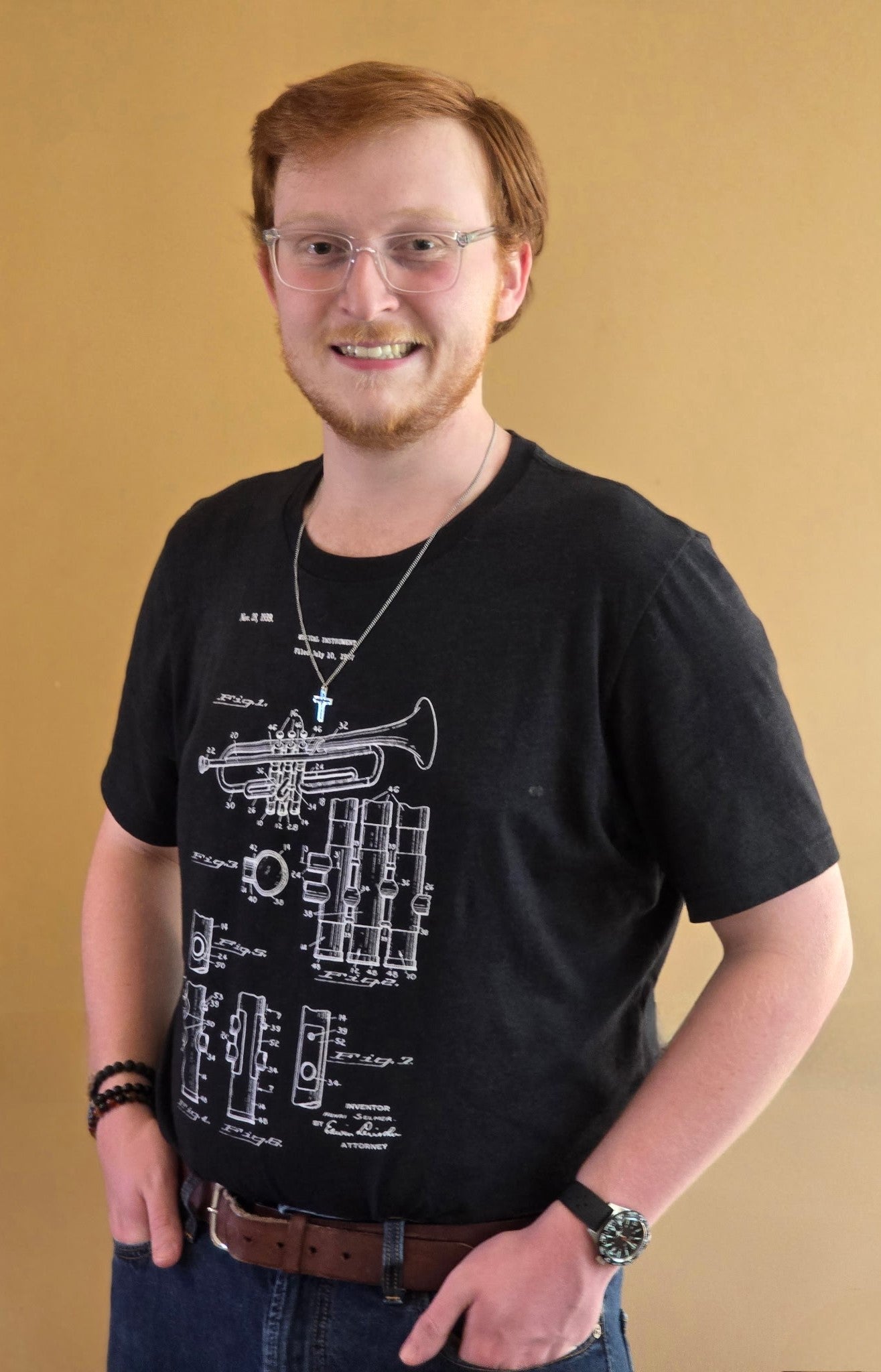 Vintage Patent T-Shirts - Trumpet