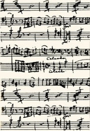 Greeting Card - Music Manuscript