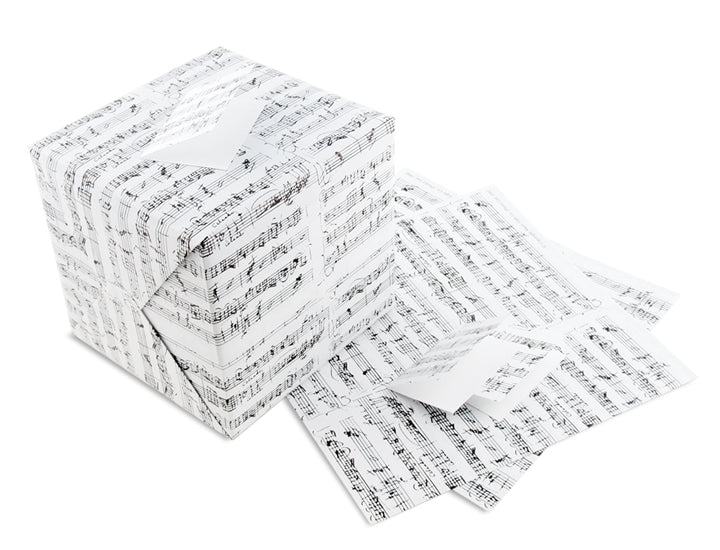 Mozart Manuscript Sheet Music Gift Wrap Set