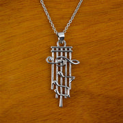 Music Staff Pendant Necklace