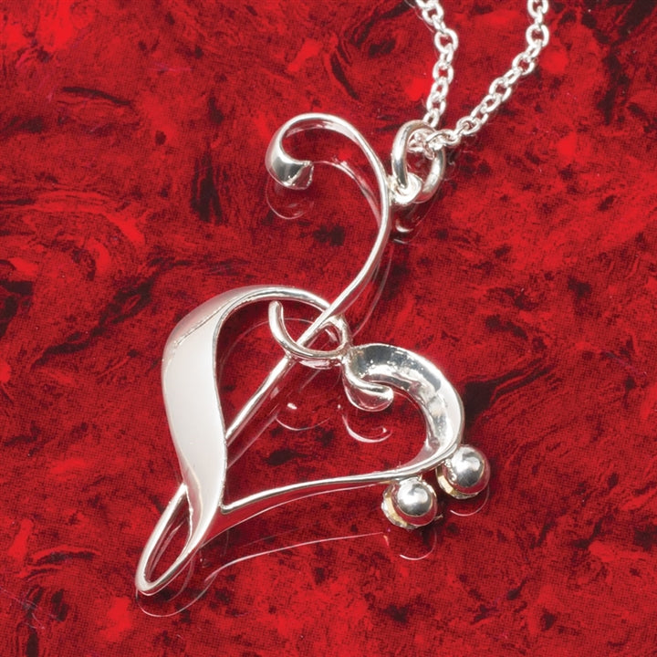 Heart of Clefs Pendant Necklace