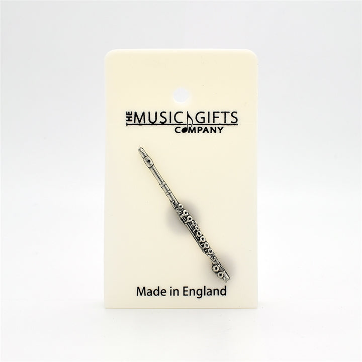 Flute Pewter Pin