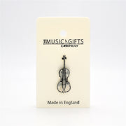 Cello Pewter Pin
