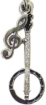 Banjo Charm/Zipper Pull