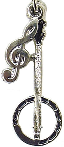 Banjo Charm/Zipper Pull