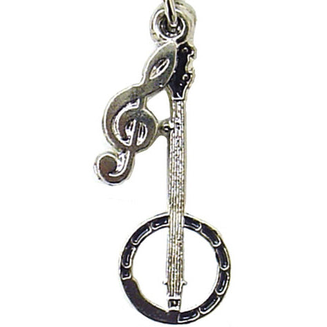 Banjo Charm - Zipper Pull
