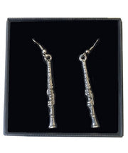 Clarinet Pewter Earrings