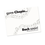 Gone Chopin Bach Soon Post-it« Notes