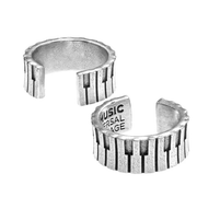 88 Keys Cuff Ring
