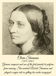 Clara Schumann Notecards and Envelopes