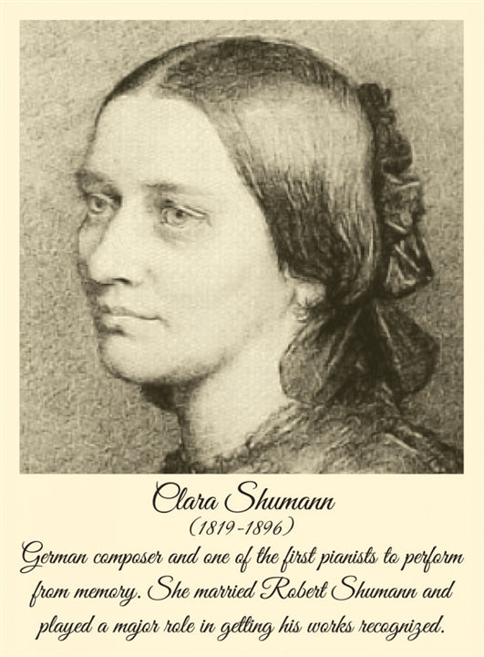Clara Schumann Notecards and Envelopes
