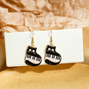 Cuddly Cat with Keys Earrings