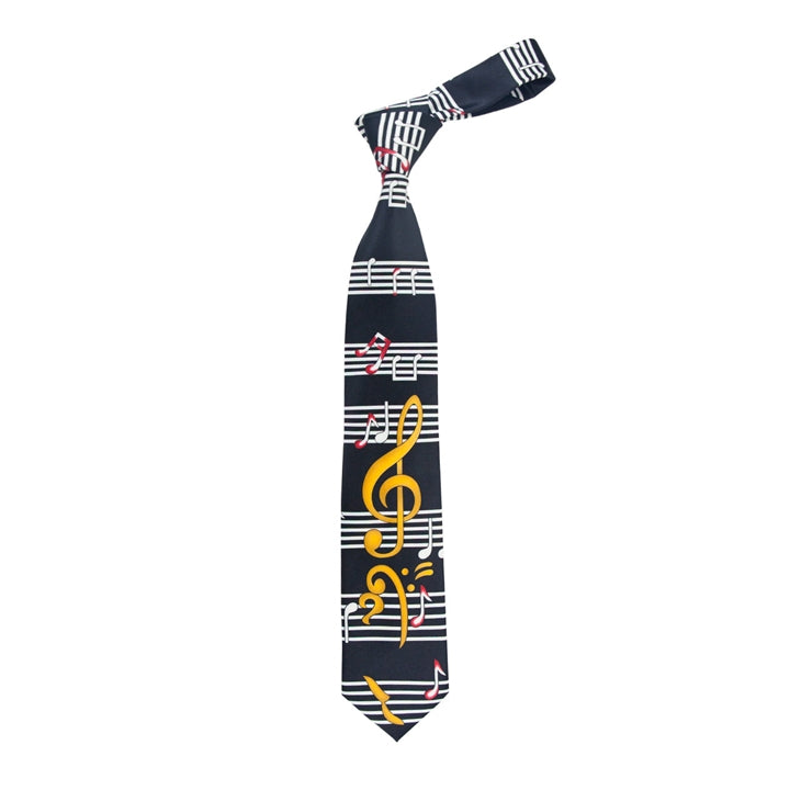 Big Time Brass Clefs Handmade Tie
