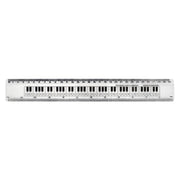Clear and Black Keyboard 12in Ruler