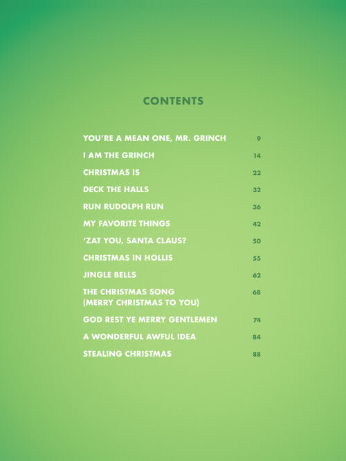 The Grinch Holiday Songbook