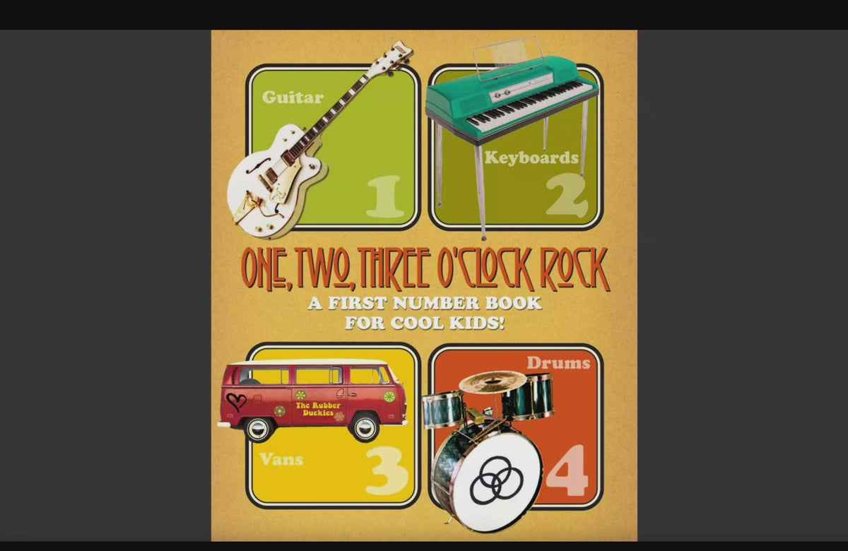 Load video: One, Two, Three O'clock, Rock: First Number Board Book