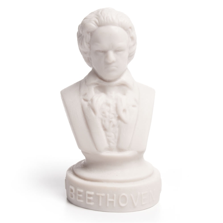 Musicians Bust of Chopin With Alabaster Base -  Sweden