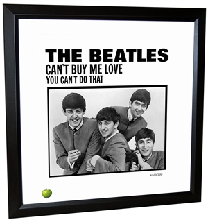 Beatles 'Can't Buy Me Love' Single Framed Lithograph at The Music Stand