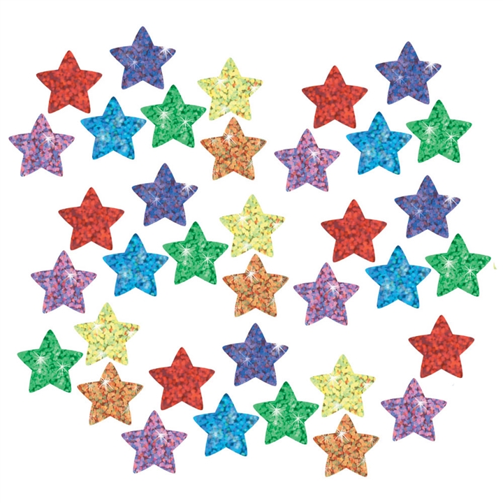 Colorful Stars Sparkle Stickers at The Music Stand