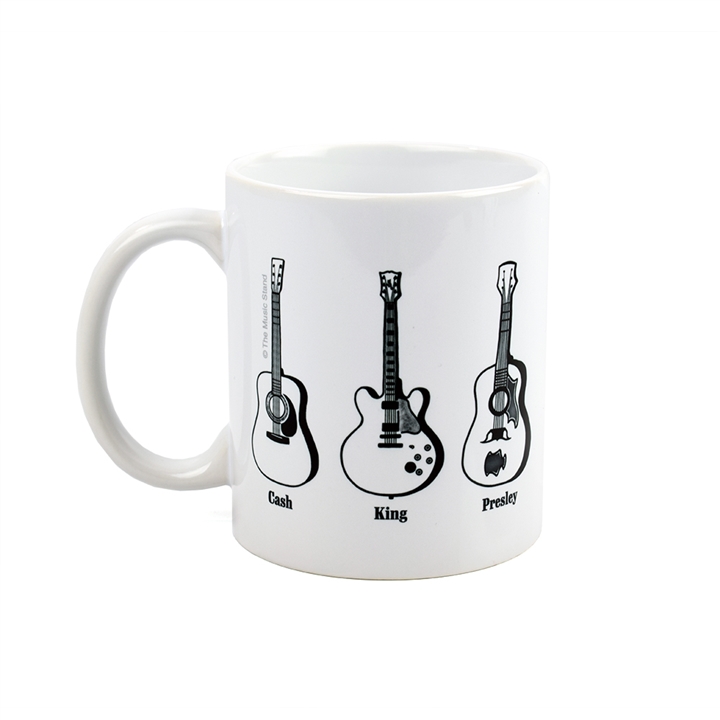 Personalized Electric Guitar Coffee Mug, Cup, Gift for Guitarist, Musician