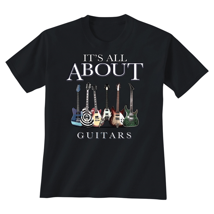 All About Guitars T-Shirt at The Music Stand